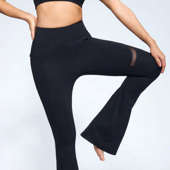 Padded Butt Lifting Sculpting Flared Pocket Pants