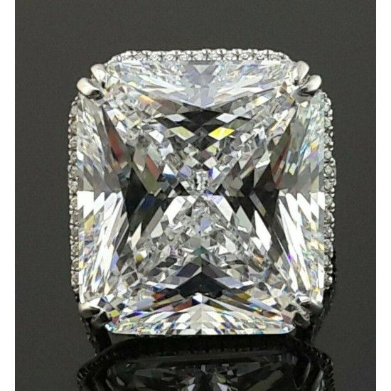 35ct Elizabeth Taylor Ring inspired celebrity jewelry halo radiant cut asscher