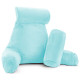 Large Soft Foam Reading & TV Relax Pillow + 2 Neck & Lumbar Pillows with Pockets