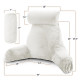 Large Soft Foam Reading & TV Relax Pillow + 2 Neck & Lumbar Pillows with Pockets