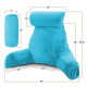 Large Soft Foam Reading & TV Relax Pillow + 2 Neck & Lumbar Pillows with Pockets