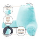 Large Soft Foam Reading & TV Relax Pillow + 2 Neck & Lumbar Pillows with Pockets