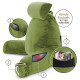 Large Soft Foam Reading & TV Relax Pillow + 2 Neck & Lumbar Pillows with Pockets