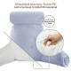 Large Soft Foam Reading & TV Relax Pillow + 2 Neck & Lumbar Pillows with Pockets