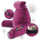 Large Soft Foam Reading & TV Relax Pillow + 2 Neck & Lumbar Pillows with Pockets