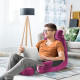 Large Soft Foam Reading & TV Relax Pillow + 2 Neck & Lumbar Pillows with Pockets