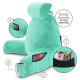 Large Soft Foam Reading & TV Relax Pillow + 2 Neck & Lumbar Pillows with Pockets