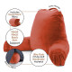 Large Soft Foam Reading & TV Relax Pillow + 2 Neck & Lumbar Pillows with Pockets