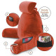 Large Soft Foam Reading & TV Relax Pillow + 2 Neck & Lumbar Pillows with Pockets