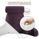 Large Soft Foam Reading & TV Relax Pillow + 2 Neck & Lumbar Pillows with Pockets