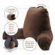 Large Soft Foam Reading & TV Relax Pillow + 2 Neck & Lumbar Pillows with Pockets