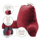 Large Soft Foam Reading & TV Relax Pillow + 2 Neck & Lumbar Pillows with Pockets