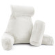 Large Soft Foam Reading & TV Relax Pillow + 2 Neck & Lumbar Pillows with Pockets
