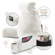 Large Soft Foam Reading & TV Relax Pillow + 2 Neck & Lumbar Pillows with Pockets