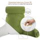 Large Soft Foam Reading & TV Relax Pillow + 2 Neck & Lumbar Pillows with Pockets