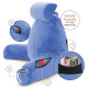 Large Soft Foam Reading & TV Relax Pillow + 2 Neck & Lumbar Pillows with Pockets
