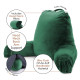 Large Soft Foam Reading & TV Relax Pillow + 2 Neck & Lumbar Pillows with Pockets