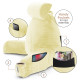 Large Soft Foam Reading & TV Relax Pillow + 2 Neck & Lumbar Pillows with Pockets