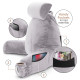 Large Soft Foam Reading & TV Relax Pillow + 2 Neck & Lumbar Pillows with Pockets