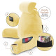 Large Soft Foam Reading & TV Relax Pillow + 2 Neck & Lumbar Pillows with Pockets