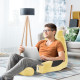Large Soft Foam Reading & TV Relax Pillow + 2 Neck & Lumbar Pillows with Pockets