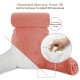 Large Soft Foam Reading & TV Relax Pillow + 2 Neck & Lumbar Pillows with Pockets