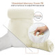 Large Soft Foam Reading & TV Relax Pillow + 2 Neck & Lumbar Pillows with Pockets