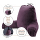 Large Soft Foam Reading & TV Relax Pillow + 2 Neck & Lumbar Pillows with Pockets