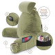 Large Soft Foam Reading & TV Relax Pillow + 2 Neck & Lumbar Pillows with Pockets