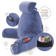 Large Soft Foam Reading & TV Relax Pillow + 2 Neck & Lumbar Pillows with Pockets