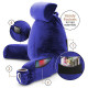 Large Soft Foam Reading & TV Relax Pillow + 2 Neck & Lumbar Pillows with Pockets