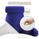 Large Soft Foam Reading & TV Relax Pillow + 2 Neck & Lumbar Pillows with Pockets