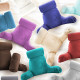 Large Soft Foam Reading & TV Relax Pillow + 2 Neck & Lumbar Pillows with Pockets