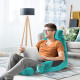 Large Soft Foam Reading & TV Relax Pillow + 2 Neck & Lumbar Pillows with Pockets
