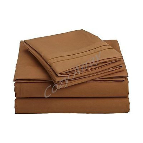1500 THREAD COUNT 4 PIECE BED SHEET SET - PERFECT CHRISTMAS GIFT
