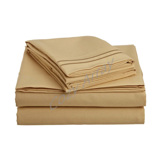1500 THREAD COUNT 4 PIECE BED SHEET SET - PERFECT CHRISTMAS GIFT