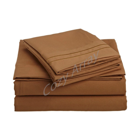 1500 THREAD COUNT 4 PIECE BED SHEET SET - PERFECT CHRISTMAS GIFT