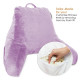 Super Soft Foam Reading Pillow, TV & Bed Rest Pillow, Arms Support with Pockets
