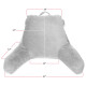 Super Soft Foam Reading Pillow, TV & Bed Rest Pillow, Arms Support with Pockets