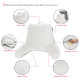 Super Soft Foam Reading Pillow, TV & Bed Rest Pillow, Arms Support with Pockets