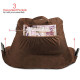 Super Soft Foam Reading Pillow, TV & Bed Rest Pillow, Arms Support with Pockets