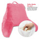 Super Soft Foam Reading Pillow, TV & Bed Rest Pillow, Arms Support with Pockets