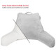 Super Soft Foam Reading Pillow, TV & Bed Rest Pillow, Arms Support with Pockets