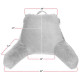 Super Soft Foam Reading Pillow, TV & Bed Rest Pillow, Arms Support with Pockets