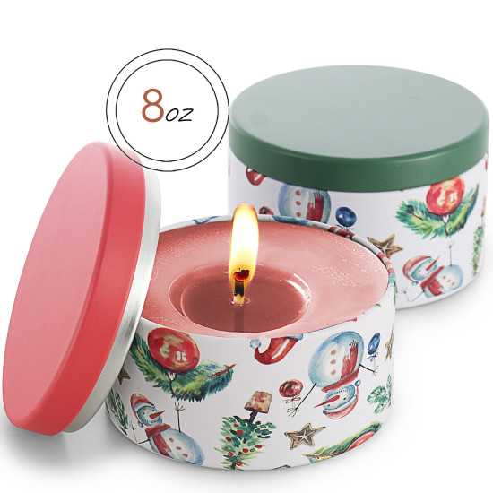 Candle Tins for Candle Making Metal Jars Storage Containers Lids and Stickers