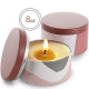 Candle Tins for Candle Making Metal Jars Storage Containers Lids and Stickers