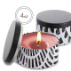 Candle Tins for Candle Making Metal Jars Storage Containers Lids and Stickers