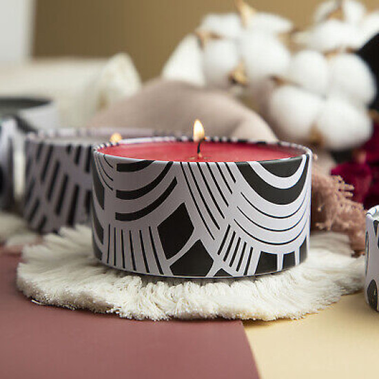 Candle Tins for Candle Making Metal Jars Storage Containers Lids and Stickers