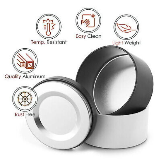 Candle Tins for Candle Making Metal Jars Storage Containers Lids and Stickers