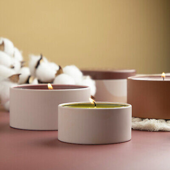 Candle Tins for Candle Making Metal Jars Storage Containers Lids and Stickers